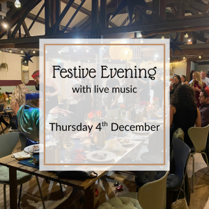Thursday 4th December - Festive Evening with live music