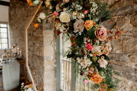 Mill wedding flowers
