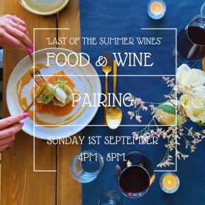 food and wine pairing in Skipton