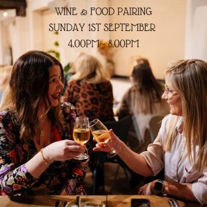 ELSWORTH AT THE MILL WINE AND FOOD PAIRING EVENT SUNDAY 1ST SEPTEMBER