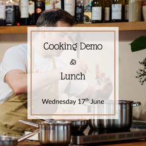 Wednesday 17th June - Cooking Demo & Lunch