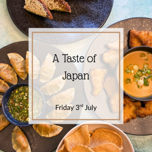 Friday 3rd July - A Taste of Japan